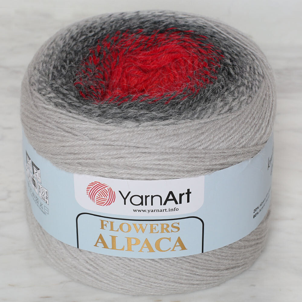 Yarnart Flowers Alpaca Ebruli 250gr El Örgü İpi - 436